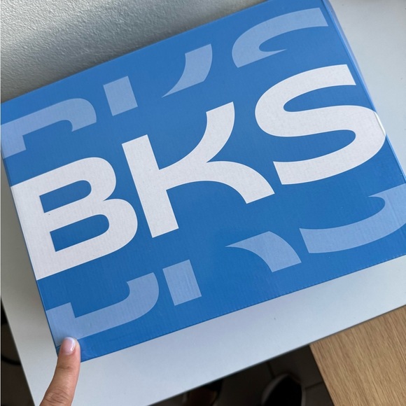 Silver BKS Block Heel Sandals - Size 10M - Picture 12 of 14